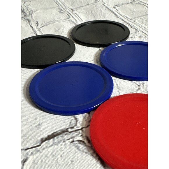8 Pcs Air Hockey Pucks, 2.5 Inch Air Hockey Puck Set for Air Hockey Table Green - Picture 5 of 6